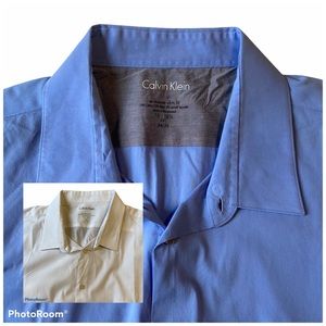Set of 2 Men’s Calvin Klein Slim Fit Dress Shirt